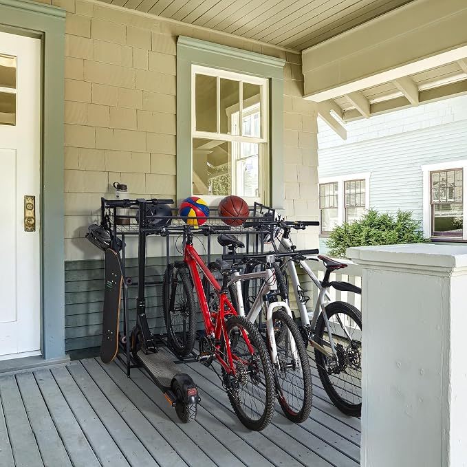 HEALTH LINE PRODUCT 4 Bike Stand, Indoor Bike Storage, Bicycle Rack - Image 8