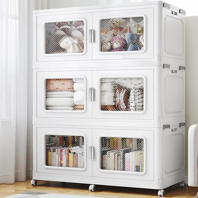 900 Qt Stackable Storage Bin by BROVIEW-EnjoytheArtofLife