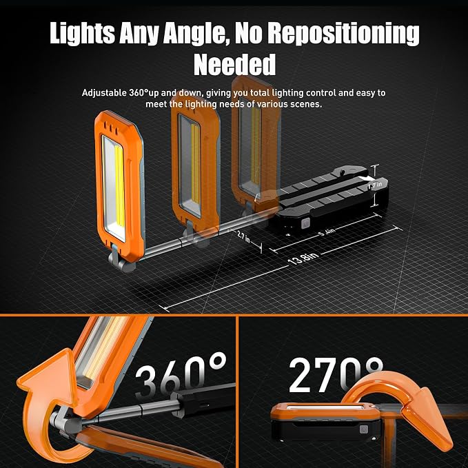M KARMATER Rechargeable Work Light - Image 2
