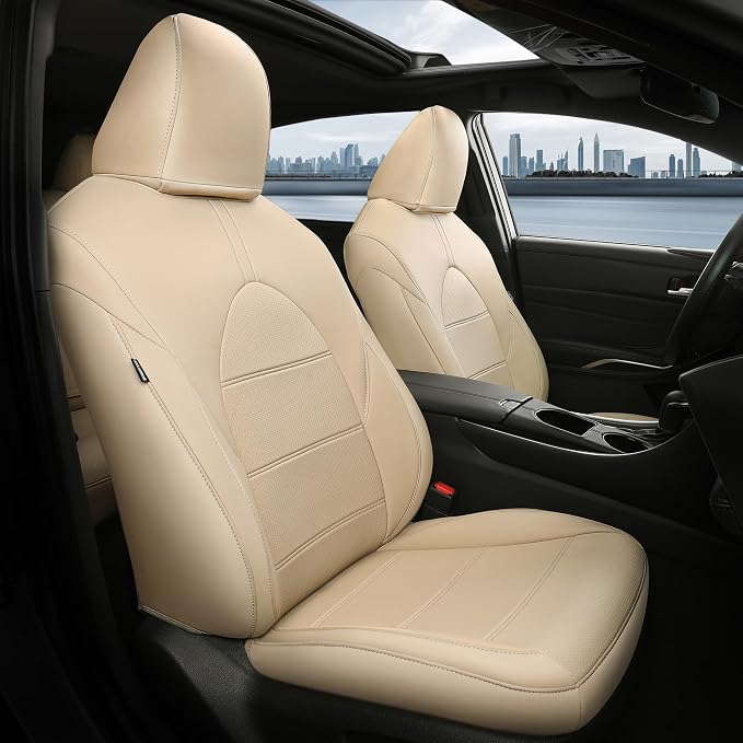 for Toyota Camry Seat Covers Hybrid XLE XSE 2018 2019 2020 2021 2022 2023 2024 by FEINEPRO