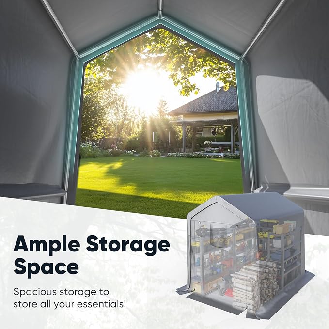 Quictent Heavy Duty 6x8FT Carport Shelter - Image 3