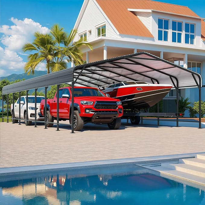 20x40 FT Metal Carport Canopy Heavy Duty by AirWire