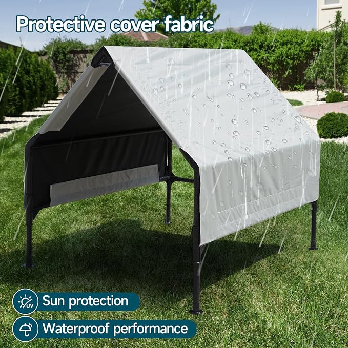 Robot Mower Garage, Wire Free Robot Lawn Mower Cover, Durable Water-Proof and - Image 6