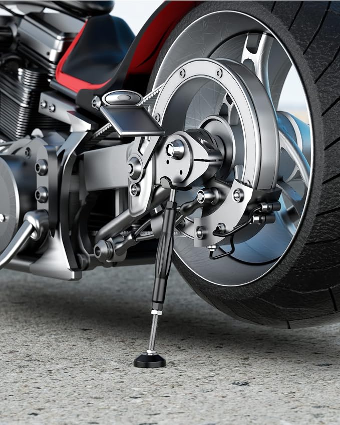 BRCOVAN Motorcycle Stand Wheel Chain Cleaning Maintenance Stand, Portable Lift - Image 7