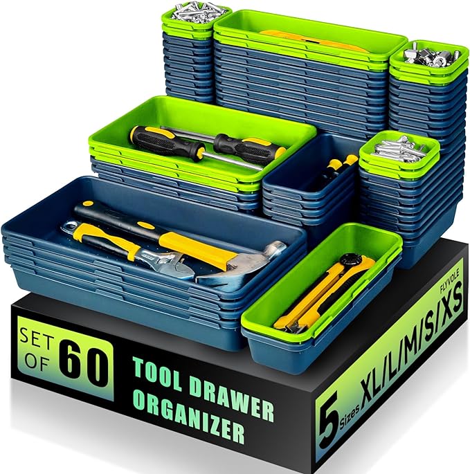 Tool Box Organizer Tray, Toolbox Desk Drawer Organizer, Tool Box Tray, Toolbox by FLYVOLE