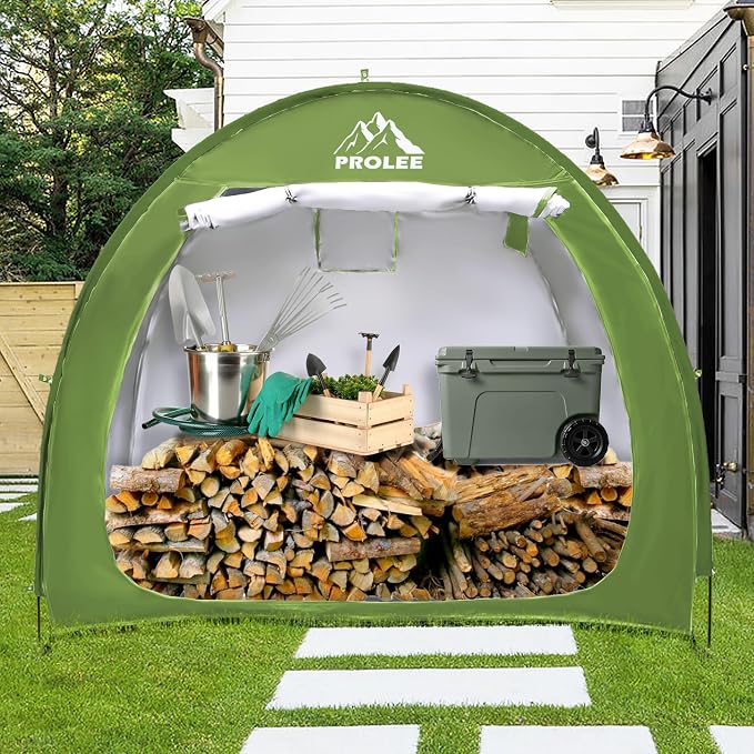 Prolee Bike Shed 6.6FT Waterproof 210D Oxford Fabric, Bike Storage - Image 7