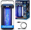 Rogue 2 in 1 Solar Bug Zapper Outdoor and Bug Zapper Indoor Plug in by BellHowell