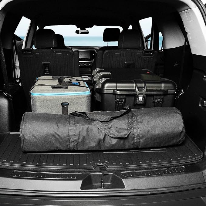 Floor Mats for 2017-2023 GMC Acadia, All Weather TPE 2-in-1 Cargo Mat - Image 9