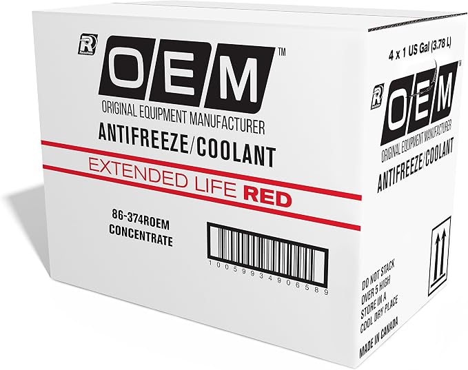 Recochem OEM 86-374ROEM-4PK Red Premium Antifreeze Concentrate Extended Life RED - Image 3