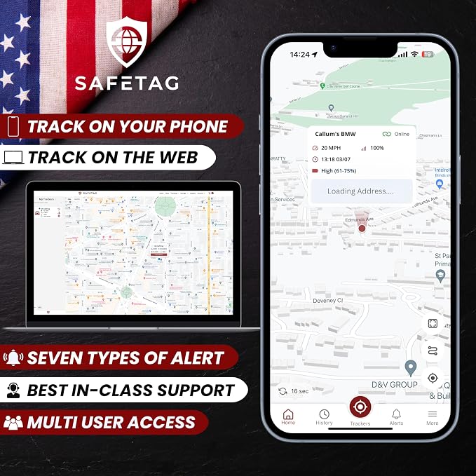 Plug - 4G LTE Car GPS Tracker, Vehicle Location Every 10-30 Seconds, Route - Image 2