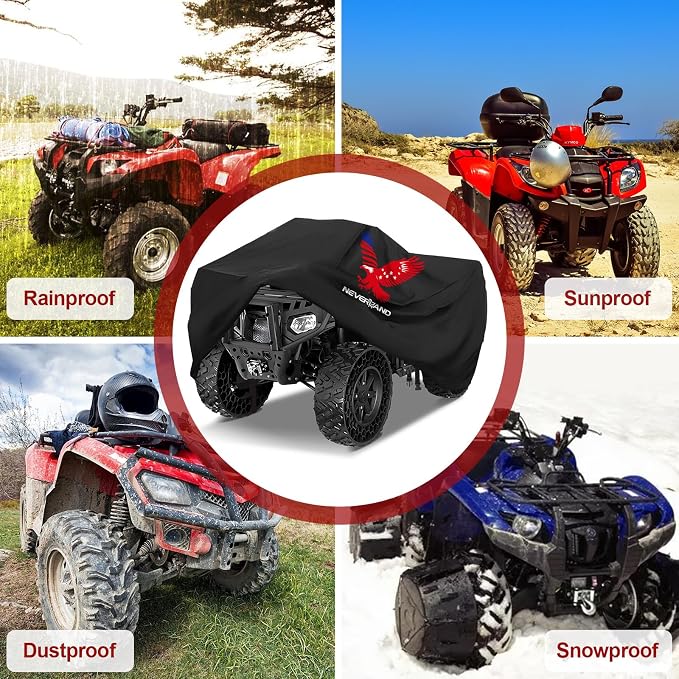 Neverland ATV Cover, Waterproof Heavy Duty 4 Wheeler Cover - Image 8