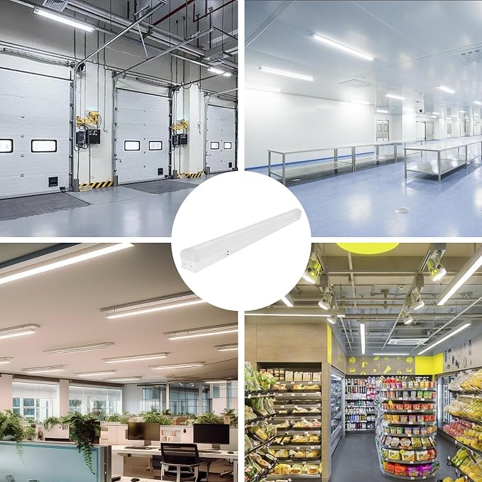 4FT LED Linear Strip Light Fixture, 4 Foot LED Shop Lights 40/32/24W - Image 5