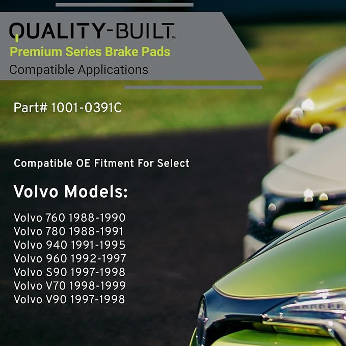 Premium Ceramic Rear Brake Pads Compatible - Image 3
