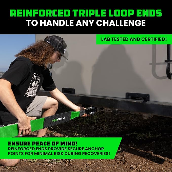 Rhino USA Recovery Tow Strap - Image 3