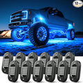 Honalia LED Rock Lights for Trucks 12 Pods, RGB Truck Rock Lights by Honalia