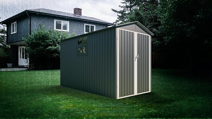 Motorcycle Steel Storage Shed - Image 6