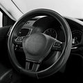 PIC AUTO Steering Wheel Cover, Sports Carbon Fiber and Super Breathable Leather by PICAUTO