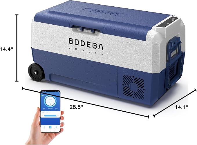 BODEGACOOLER 12 Volt Car Refrigerator, 38 Quart Portable Truck Freezer - Image 10