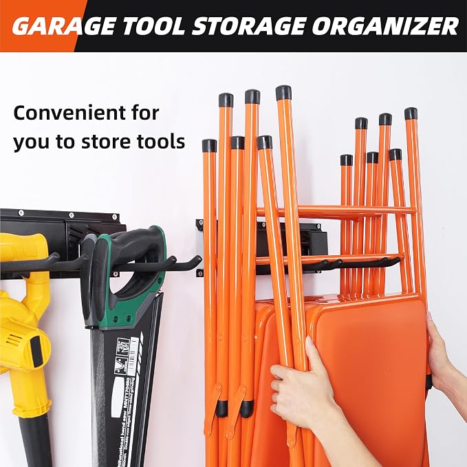 Garage Tool Organizer Wall Mount 48", Garage Wall Organizer 400 lbs, Heavy Duty - Image 7
