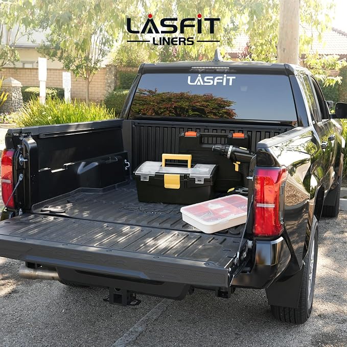 LASFIT Bed Mat for Toyota Tacoma 2024 2025 Truck Bed, All Weather 6 ft Car Bed - Image 9