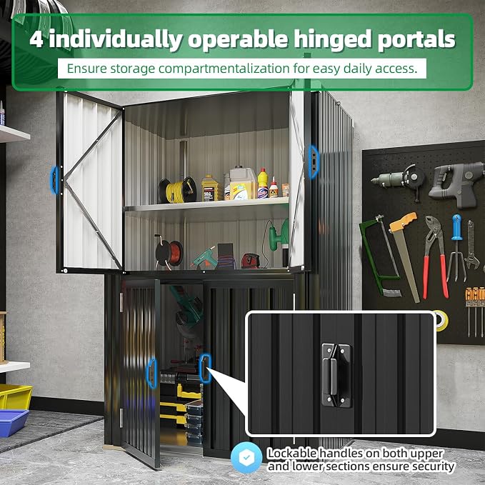 AECOJOY Outdoor Storage Cabinet Waterproof - Image 4