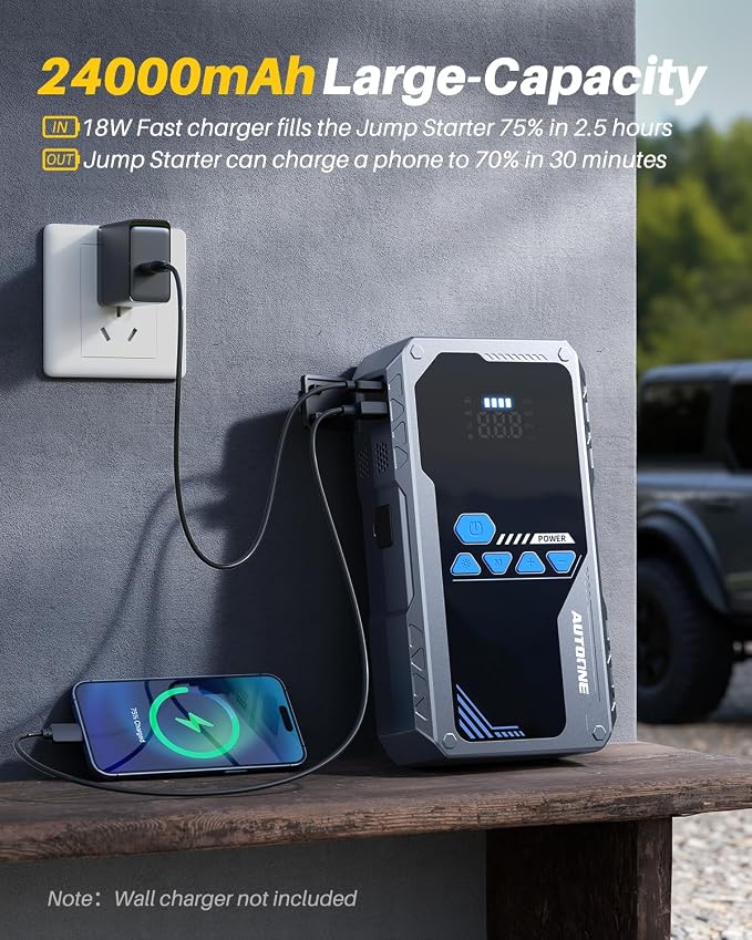 AUTOONE 8000A Jump Starter - Image 5
