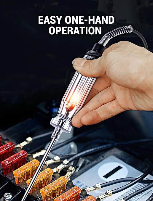 Heavy Duty Automotive Circuit Tester, Premium 6-24V Test Light - Image 5