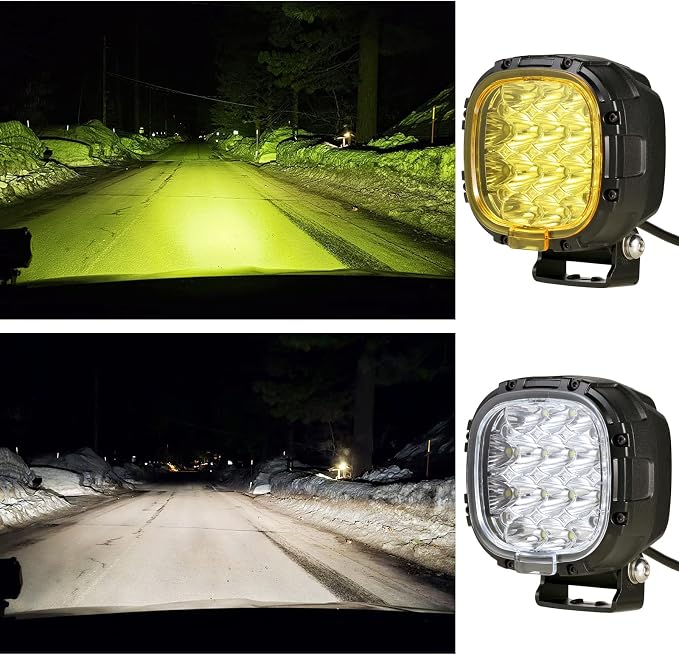 BIGLION.X 4 Inch Round Led Offroad Lights Pair 160W 18800LM Driving Spot Light - Image 2