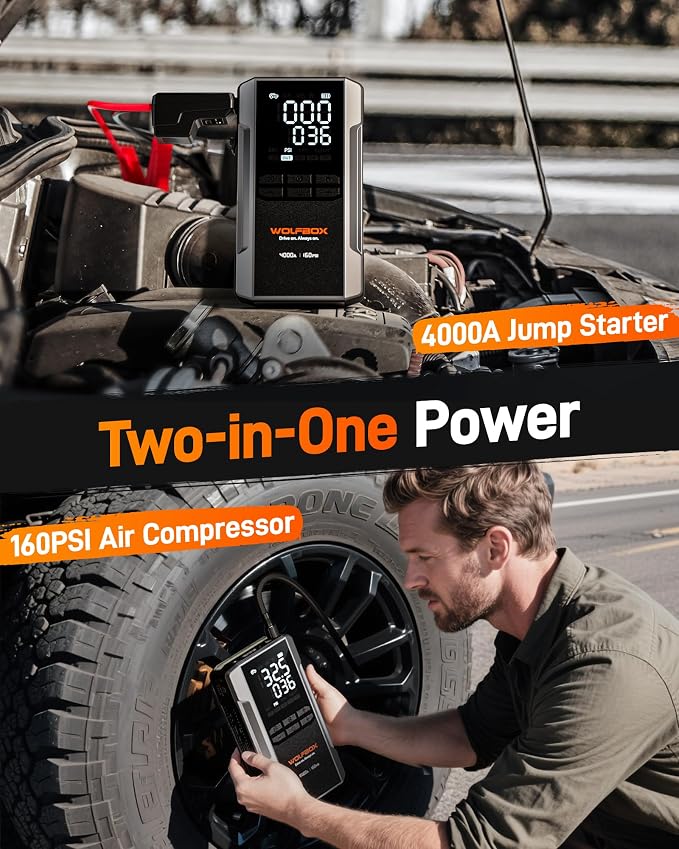 WOLFBOX 4000A Jump Starter - Image 2