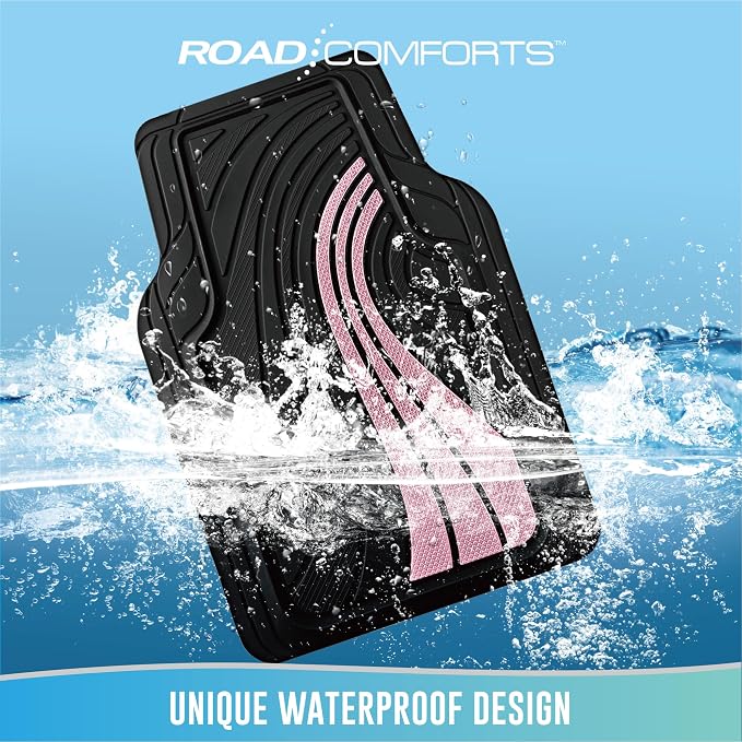 Road Comforts Car Floor Mats Full Set – Front & Rear Car Floor Mats - Image 6