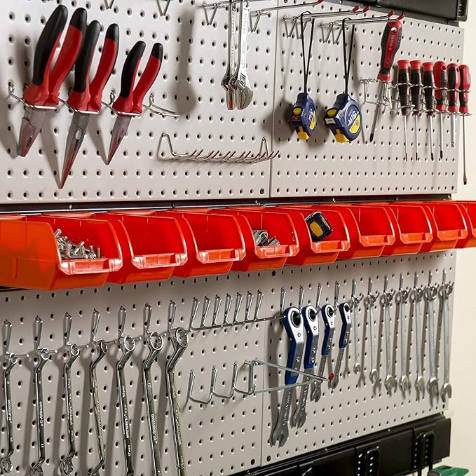 Ultrawall Pegboard Wall Organizer, 48X 36 inch Garage Storage Pegboard - Image 5
