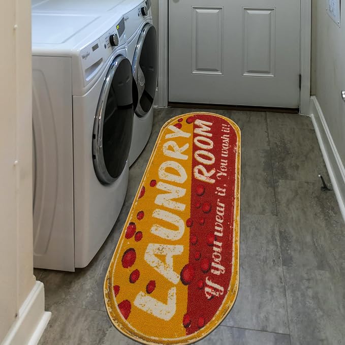 Ottomanson 20" x 59" Oval Laundry Room Rug - Image 6