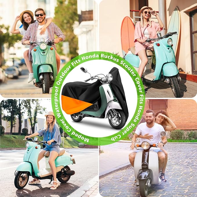 COVERVIN Scooter Outdoor Waterproof Cover, Moped Cover Vespa Cover - Image 7