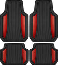 Motor Trend ChromeTech Car Floor Mats Full Set by MotorTrend