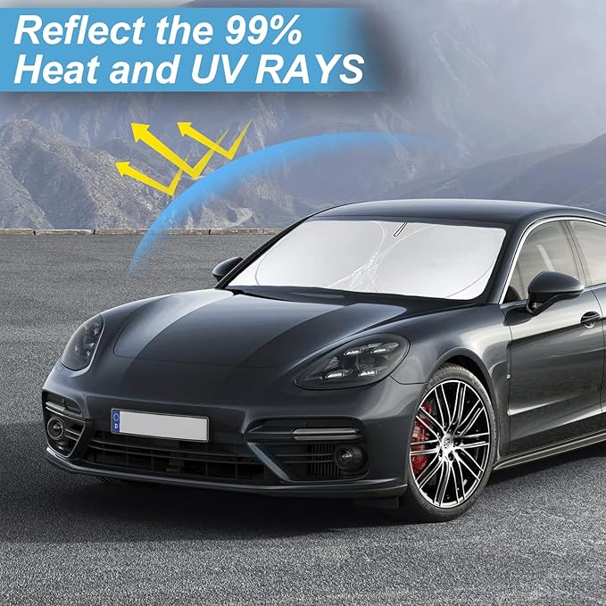 Sunshade for 2017-2023 2024 2025 Porsche Panamera Accessories Front Window Sun - Image 2