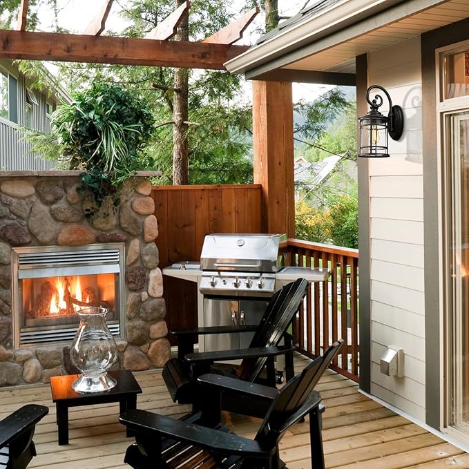 Emliviar Modern Outdoor Wall Lantern - Image 3