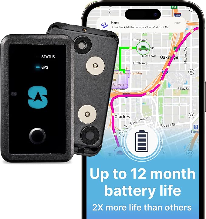 Spy Tec GPS MAX 12 Month Weatherproof Long Term Tracker w/Magnetic Mount by SpytecGPS