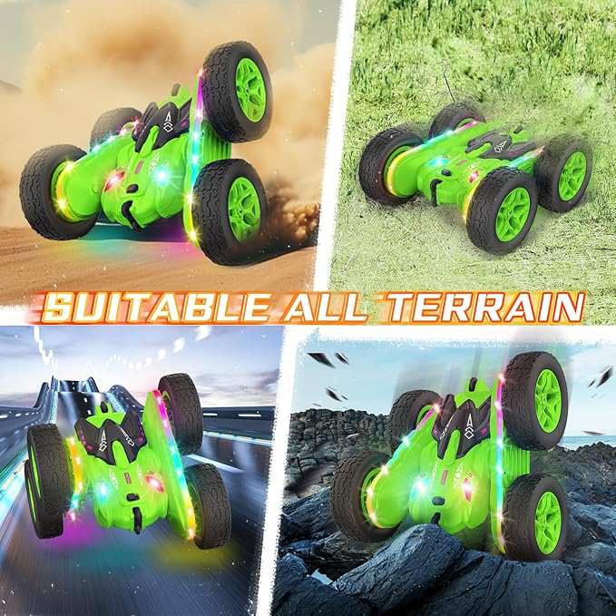 Remote Control Car, Rc Cars Stunt RC Car Toys Upgraded Strip Lights and - Image 4