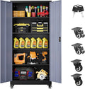 75" Tall Metal Storage Cabinet by SISESOL