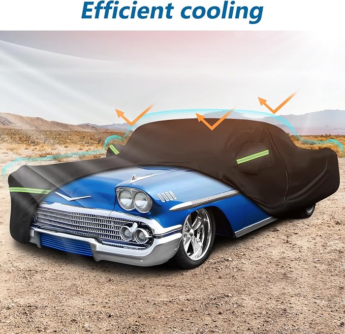 Waterproof Car Covers for Chevy Impala 2-Door/Bel Air/Biscayne 2/Sedan/Coupe - Image 4