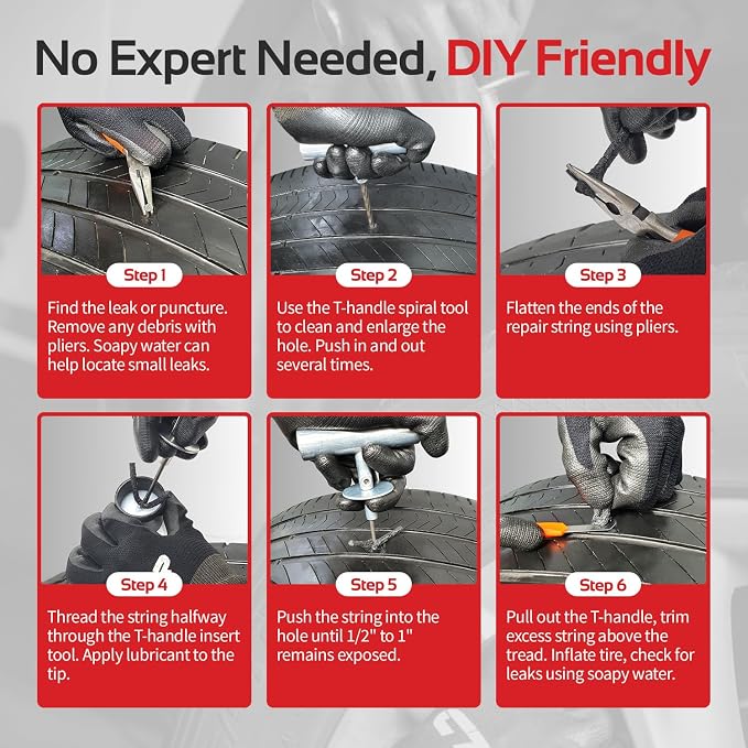 CTR Heavy Duty Tire Plug Kit - Image 7
