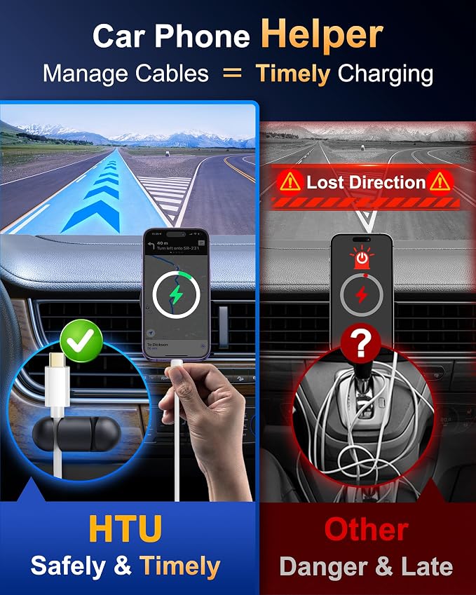 HTU 2025 Best Car Phone Holder 【Ultimate 5-in-1 & Upgraded 100+LBS Strongest - Image 8