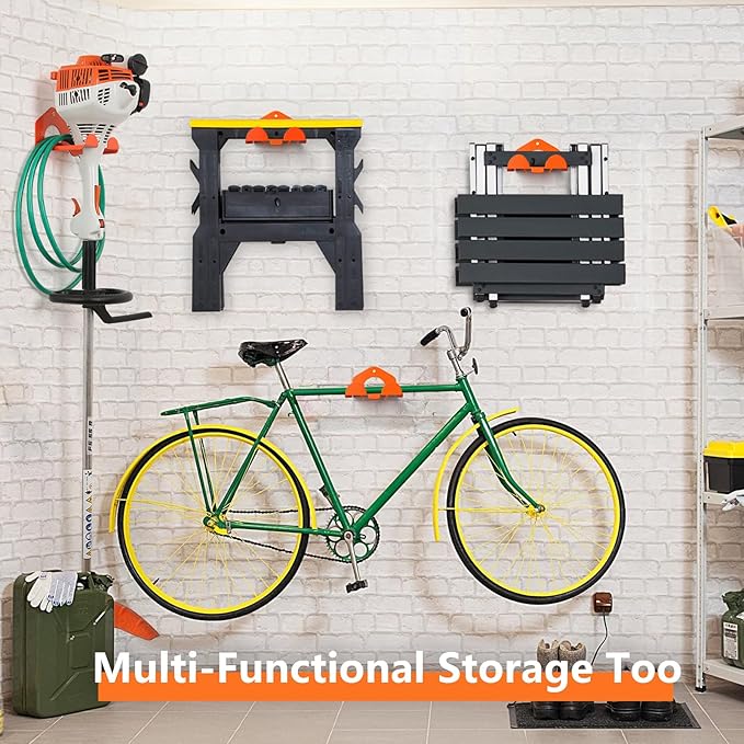 Weed Eater Hanger, Heavy Duty Weedeater Rack Wall Mount, Garage Organization - Image 5