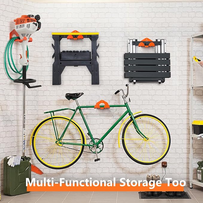 Weed Eater Hanger, Heavy Duty Weedeater Rack Wall Mount, Garage Organization - Image 5