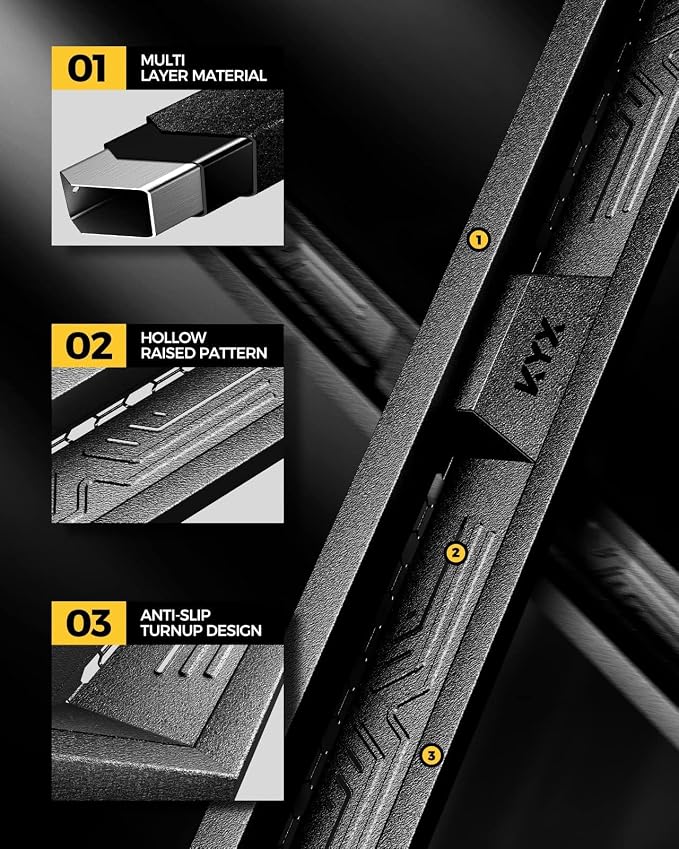 KYX Running Boards & Steps Nerf Bars Fit - Image 6