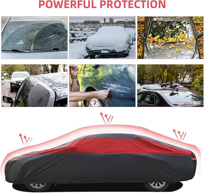 Car Cover Waterproof All Weather, Outdoor Car Cover - Image 5