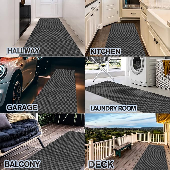 Custom Size Backed Non-Slip Area Rugs Runner, Easy Clean, Waterproof Runner Rugs - Image 6
