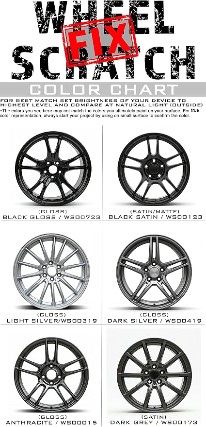 Matte Black Rim Touch Up Paint, Car Wheel Scratch Repair, Wheel Touch Up Paint - Image 7