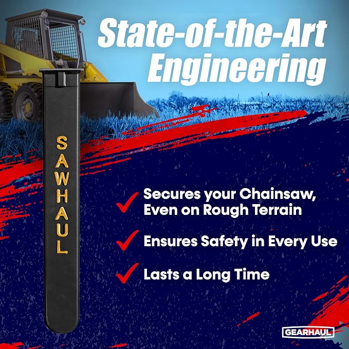SawHaul Universal Tractor Chainsaw Holder - Image 4