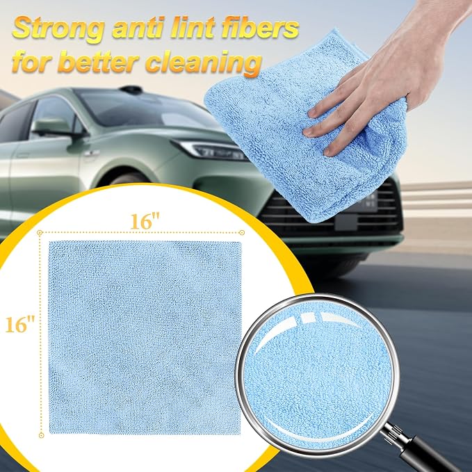 Microfiber Wash，Car Drying Towel, Extra Soft, Reusable and Durable, Car Drying - Image 2